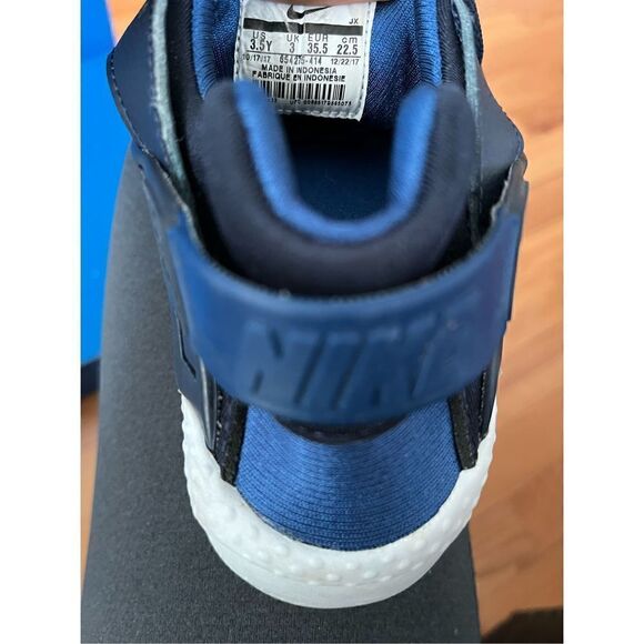 Nike Huarache Run GS Blue Void Sz: 3.5Y - Picture 6 of 6
